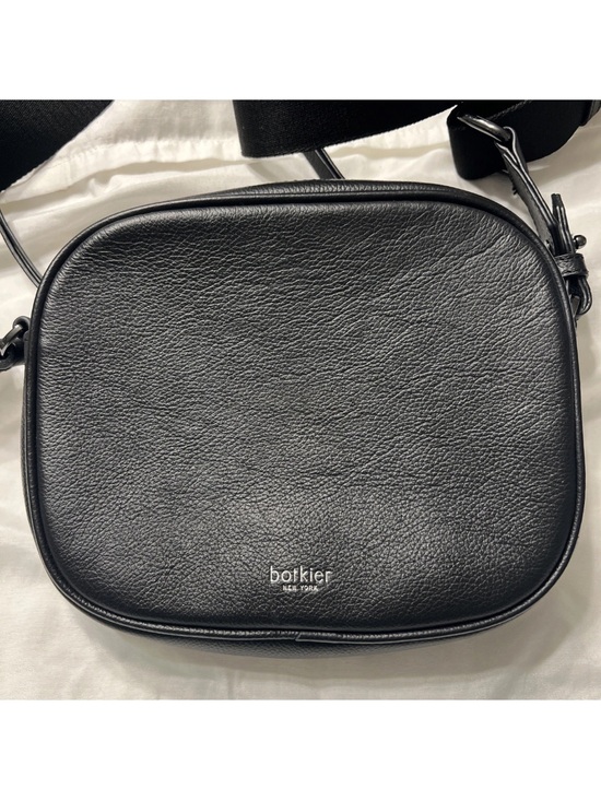 Botkier Handbags - Botkier Black Pebbled Leather Messenger Crossbody
